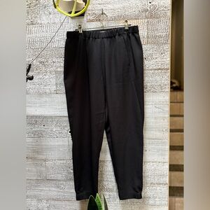 Babaton | Dexter Midrise Slim Elastic Pull-On Ankle Pants - M, Black